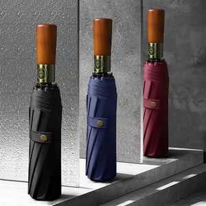 Umbrella With Wood Handle