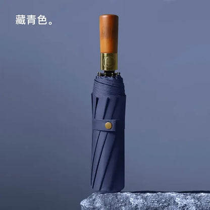 Umbrella With Wood Handle