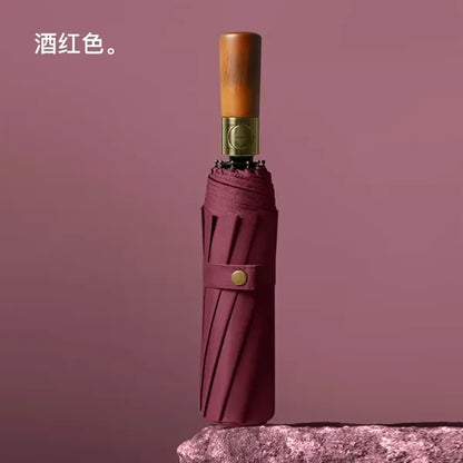 Umbrella With Wood Handle