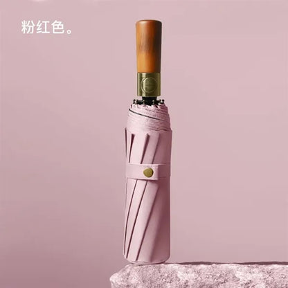 Umbrella With Wood Handle
