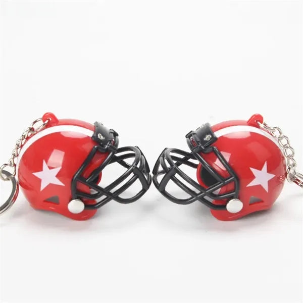 Mini Football Helmet Keychain