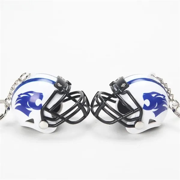 Mini Football Helmet Keychain