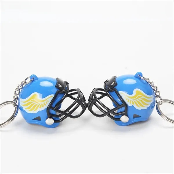 Mini Football Helmet Keychain