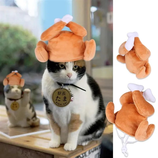 Christmas Turkey Pet Hat