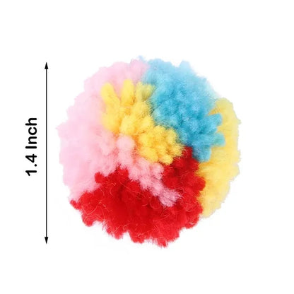 Yarn ball cat toy
