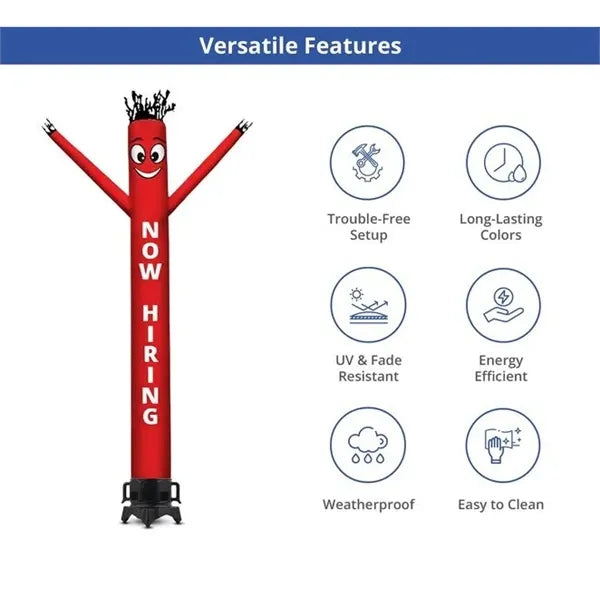 Now Hiring Inflatable Tube Man - 20ft Graphic only