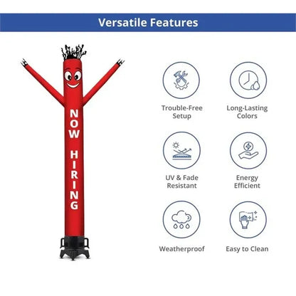 Now Hiring Inflatable Tube Man - 20ft Graphic only