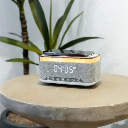Rise & Shine Clock with Light-Up Speaker & Charger