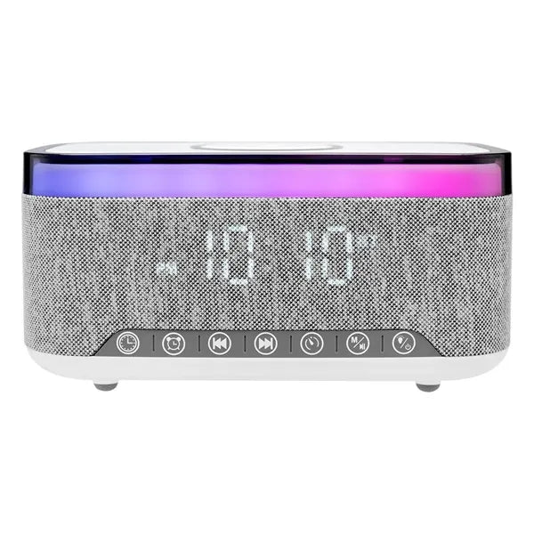 Rise & Shine Clock with Light-Up Speaker & Charger