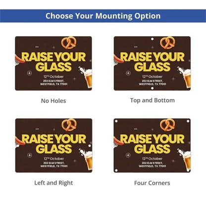 Custom Beer Signs  (1' x1') SQFT