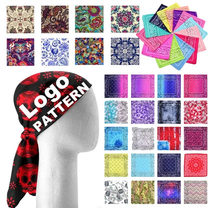 Customized 22" Square Bandanna