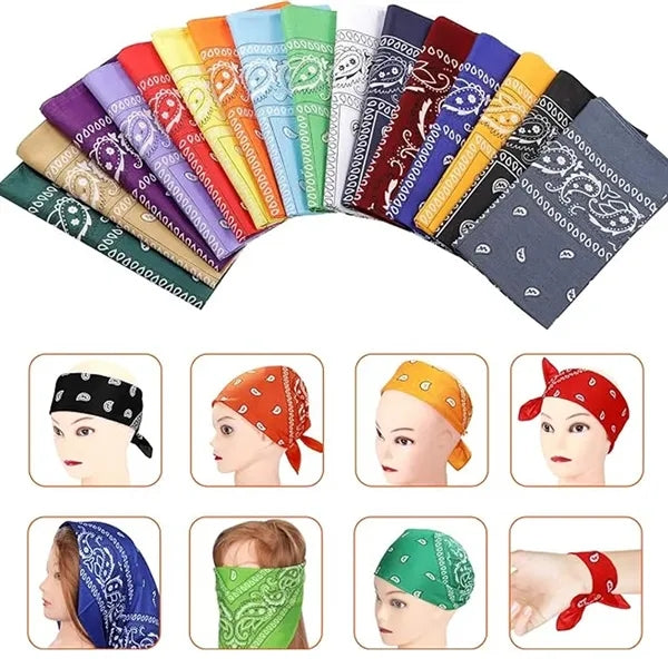 Customized 22" Square Bandanna