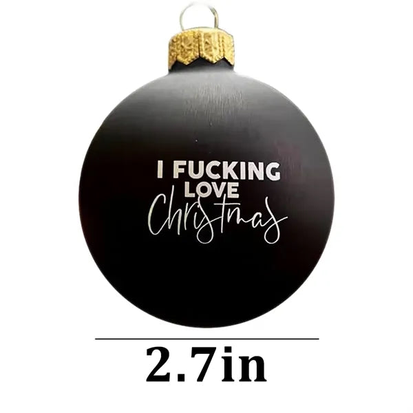 Dark Humor Christmas Ornament Balls