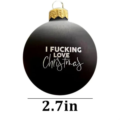 Dark Humor Christmas Ornament Balls