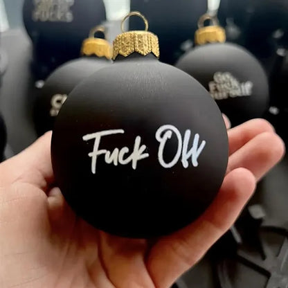 Dark Humor Christmas Ornament Balls