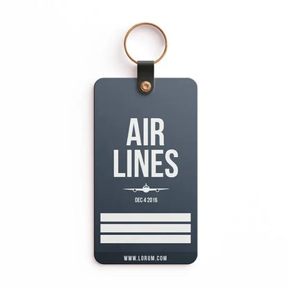 Custom Luggage Tag Keychains