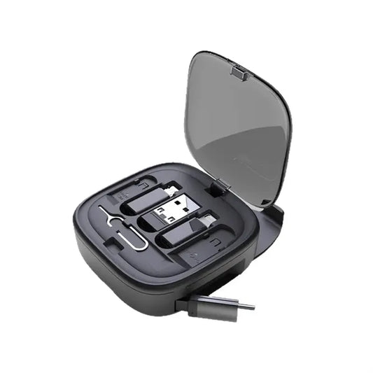 60W Retractable Charging Cable Set