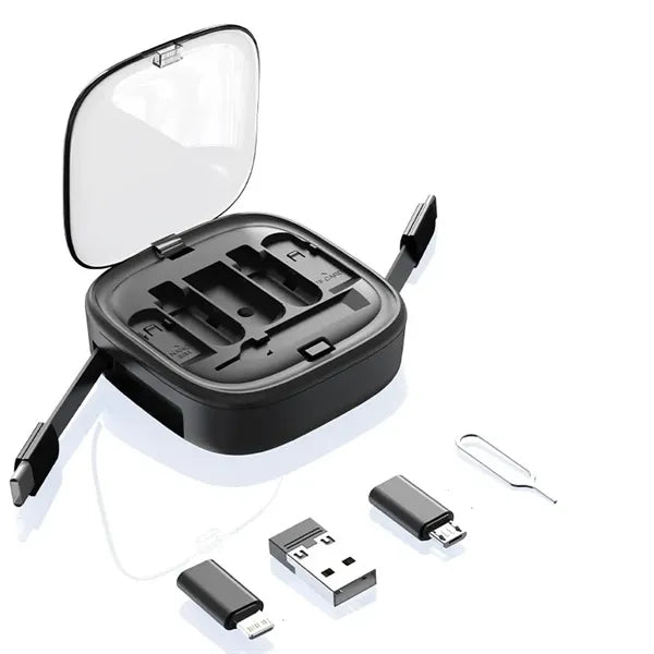 60W Retractable Charging Cable Set