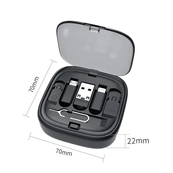 60W Retractable Charging Cable Set