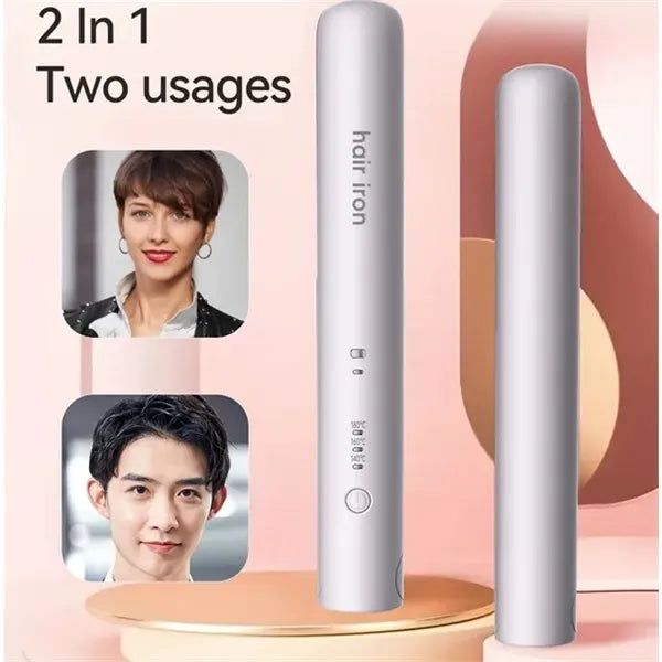 Mini Wireless Hair Straightener