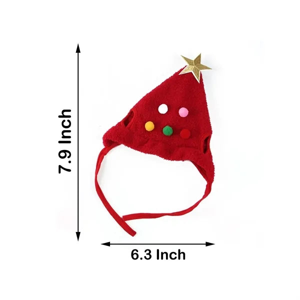 Cat and Dog Christmas Hats