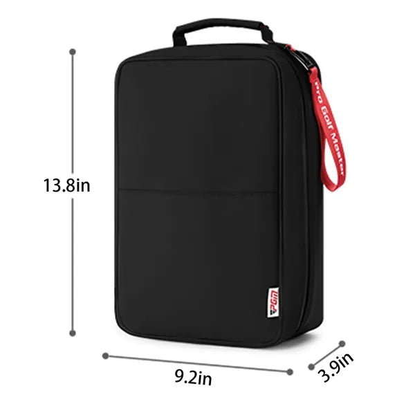 Portable Waterproof Zipper Golf Microfiber Shoe Bag