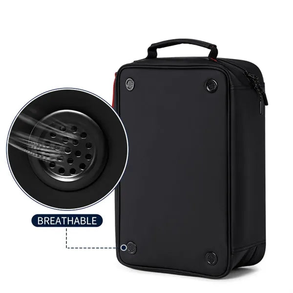 Portable Waterproof Zipper Golf Microfiber Shoe Bag