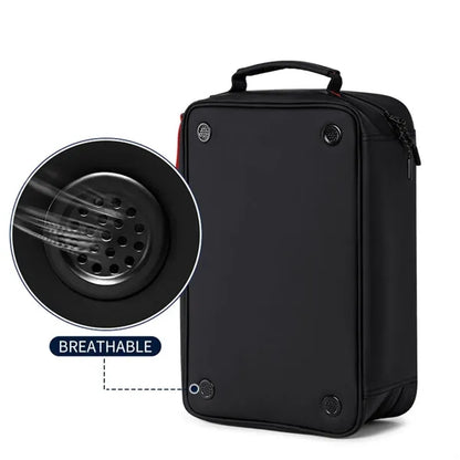 Portable Waterproof Zipper Golf Microfiber Shoe Bag