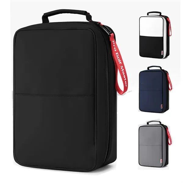 Portable Waterproof Zipper Golf Microfiber Shoe Bag