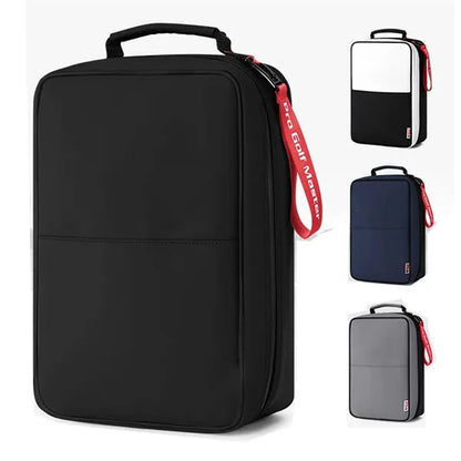 Portable Waterproof Zipper Golf Microfiber Shoe Bag