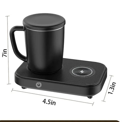 12 oz 3-in-1 Hot and Cold Coaster for Home Office Desk