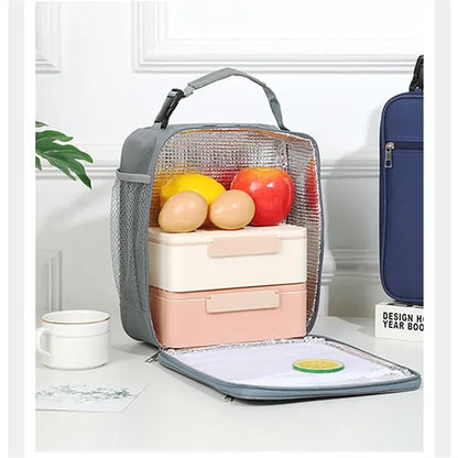 Aluminum Insulated Tote Lunch Bag for Work Picnics
