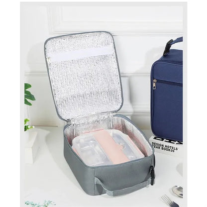 Aluminum Insulated Tote Lunch Bag for Work Picnics
