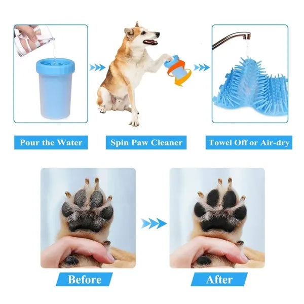 Dog Paw Cleaner Cup Medium Size