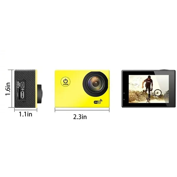 HD Outdoor Submersible Waterproof Action Camera