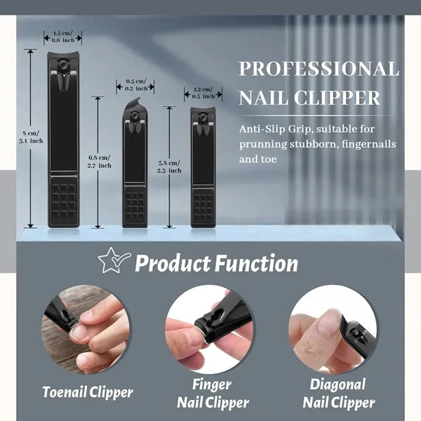 12-in-1 Manicure Kit with Travel Case