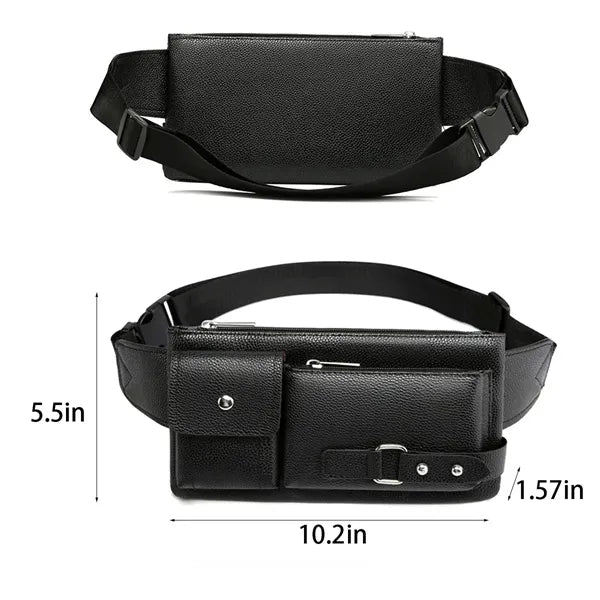 PU leather Casual waist bag