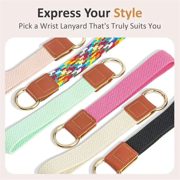 Stretchy Wristlet Keychain Lanyards