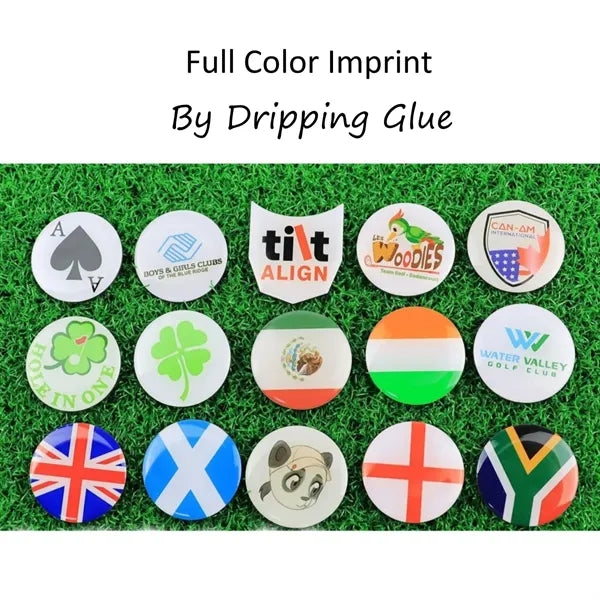 Multi-Functional Golf Divot Tool with Custom Ball Marker