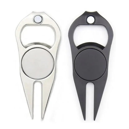 Multi-Functional Golf Divot Tool with Custom Ball Marker