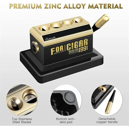 Four-Point Desktop Straight-Cut Cigar Cutter