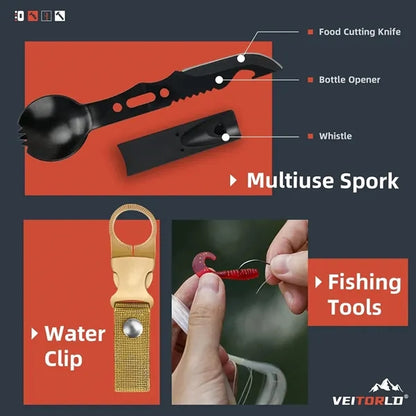 12 in 1 Survival Gear Hunting Kit