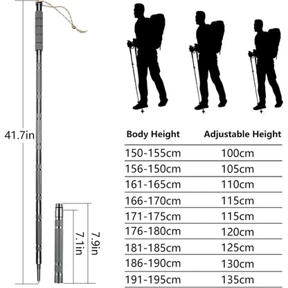 Detachable Lightweight Walking Pole & Hiking Stick