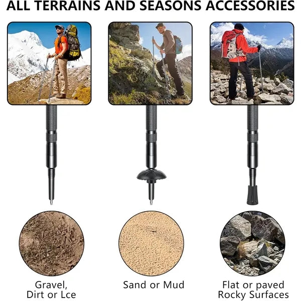 Detachable Lightweight Walking Pole & Hiking Stick