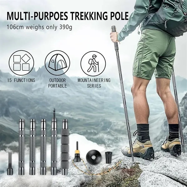 Detachable Lightweight Walking Pole & Hiking Stick