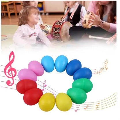 2.4" Plastic Colorful Eggs