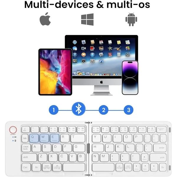 Portable Wireless Folding Keyboard