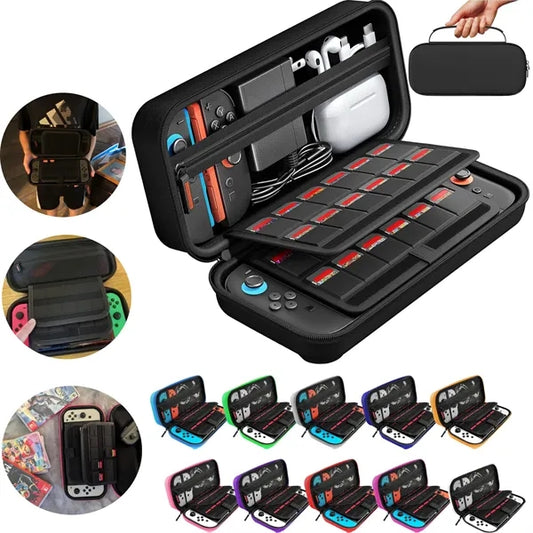 Switch 2 Carrying Case with 24 Games Cartridges Holder