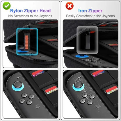 Switch 2 Carrying Case with 24 Games Cartridges Holder
