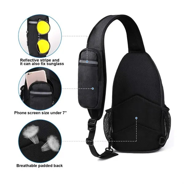 Crossbody Travel Hiking Chest Bag